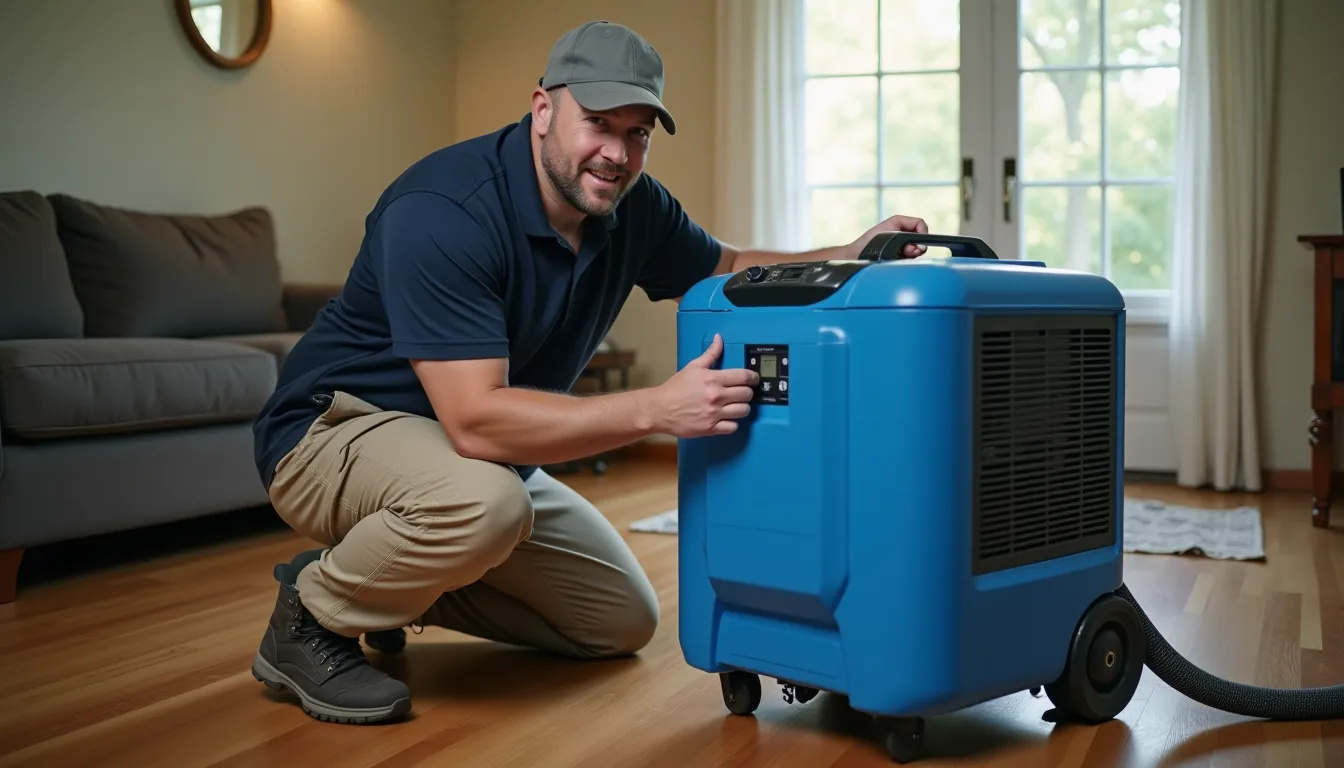 Water damage restoration service